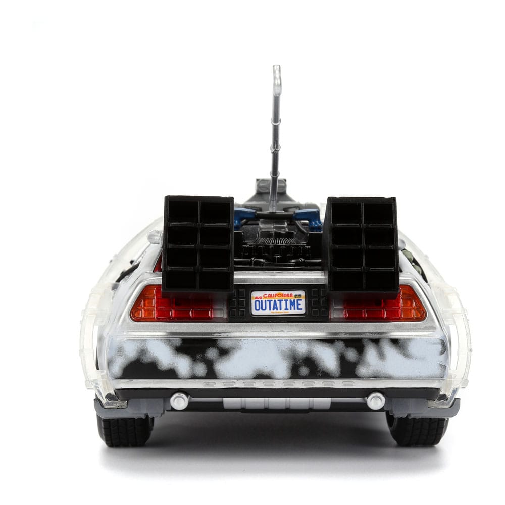Zurück in die Zukunft Diecast Modell 1/24 Time Machine Frost Image 6