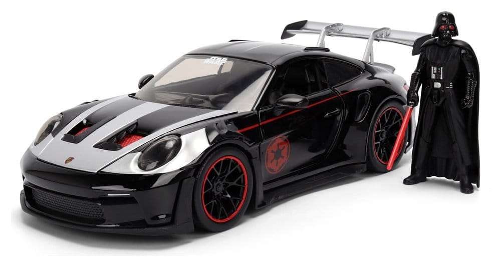 Star Wars Diecast Modell 1:24 Darth Vader Porsche 911 Image 1