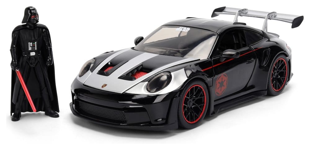 Star Wars Diecast Modell 1:24 Darth Vader Porsche 911 Image 3