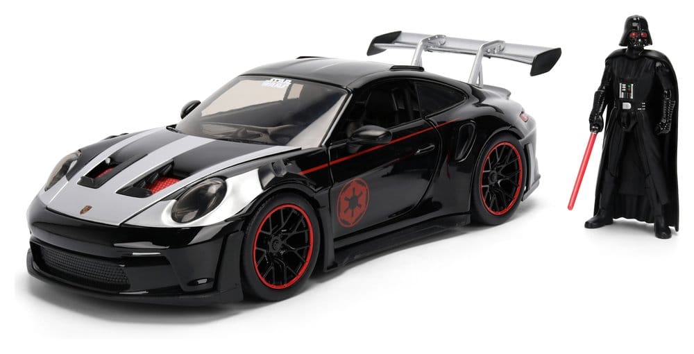 Star Wars Diecast Modell 1:24 Darth Vader Porsche 911 Image 4