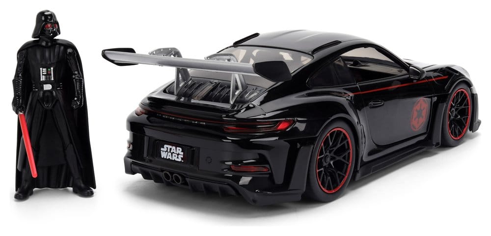 Star Wars Diecast Modell 1:24 Darth Vader Porsche 911 Image 5