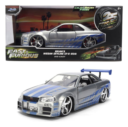 Fast & Furious Diecast Modell 1:24 Anniversary Nissan Skyline 19 cm Image 2