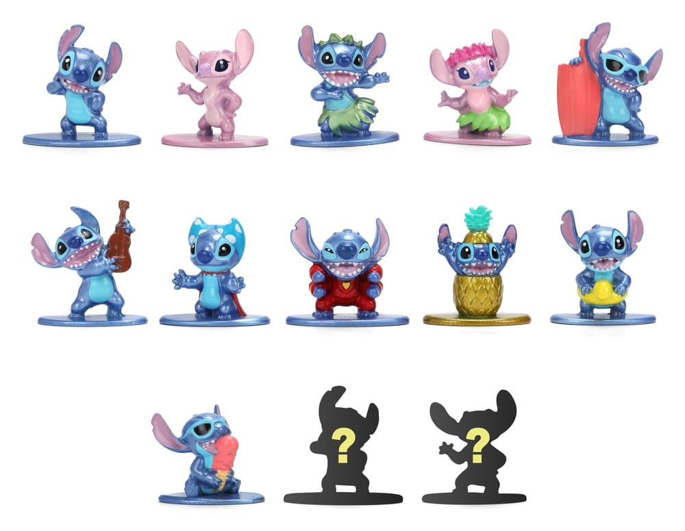 Lilo & Stitch Nanofigs Minifiguren Stitch Blind Box Display (24) Image 1