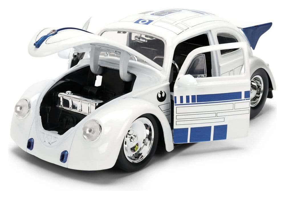 Star Wars Diecast Modell 1:24 R2-D2 1959 VW Drag Beetle Image 3