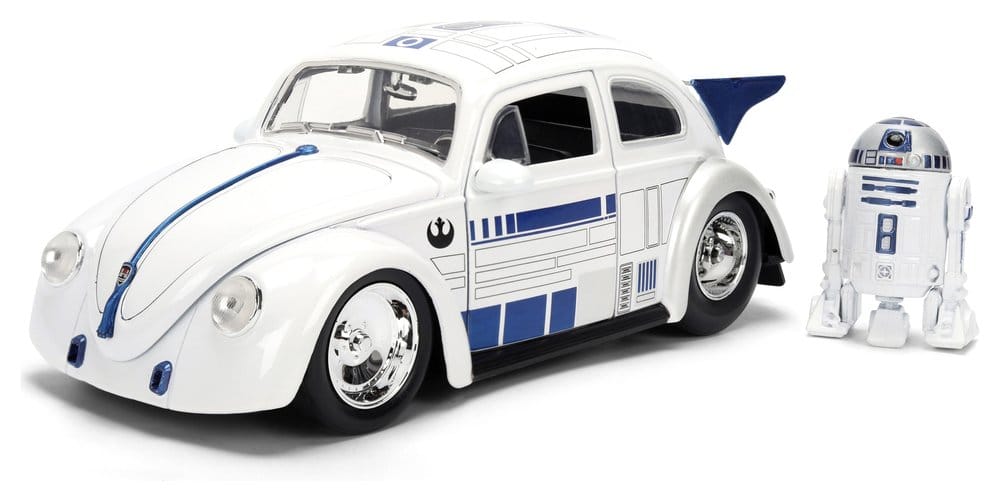 Star Wars Diecast Modell 1:24 R2-D2 1959 VW Drag Beetle Image 5