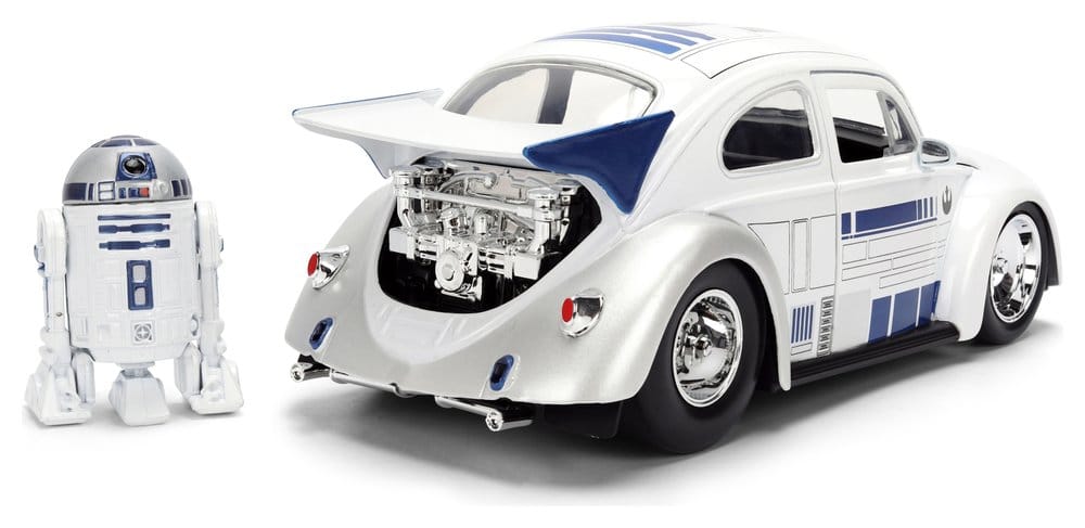 Star Wars Diecast Modell 1:24 R2-D2 1959 VW Drag Beetle Image 6