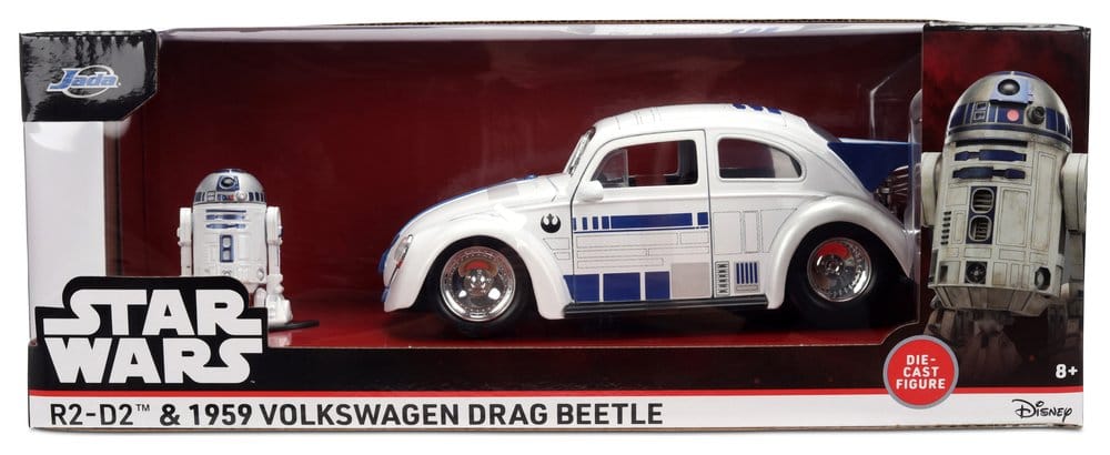 Star Wars Diecast Modell 1:24 R2-D2 1959 VW Drag Beetle Image 18