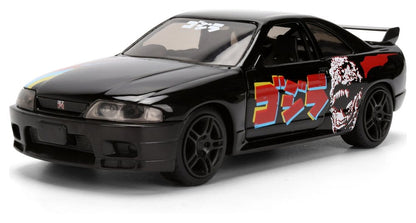 Godzilla Diecast Modell 1:32 Nissan Skyline GT-R R33 Sortiment (6) Image 1