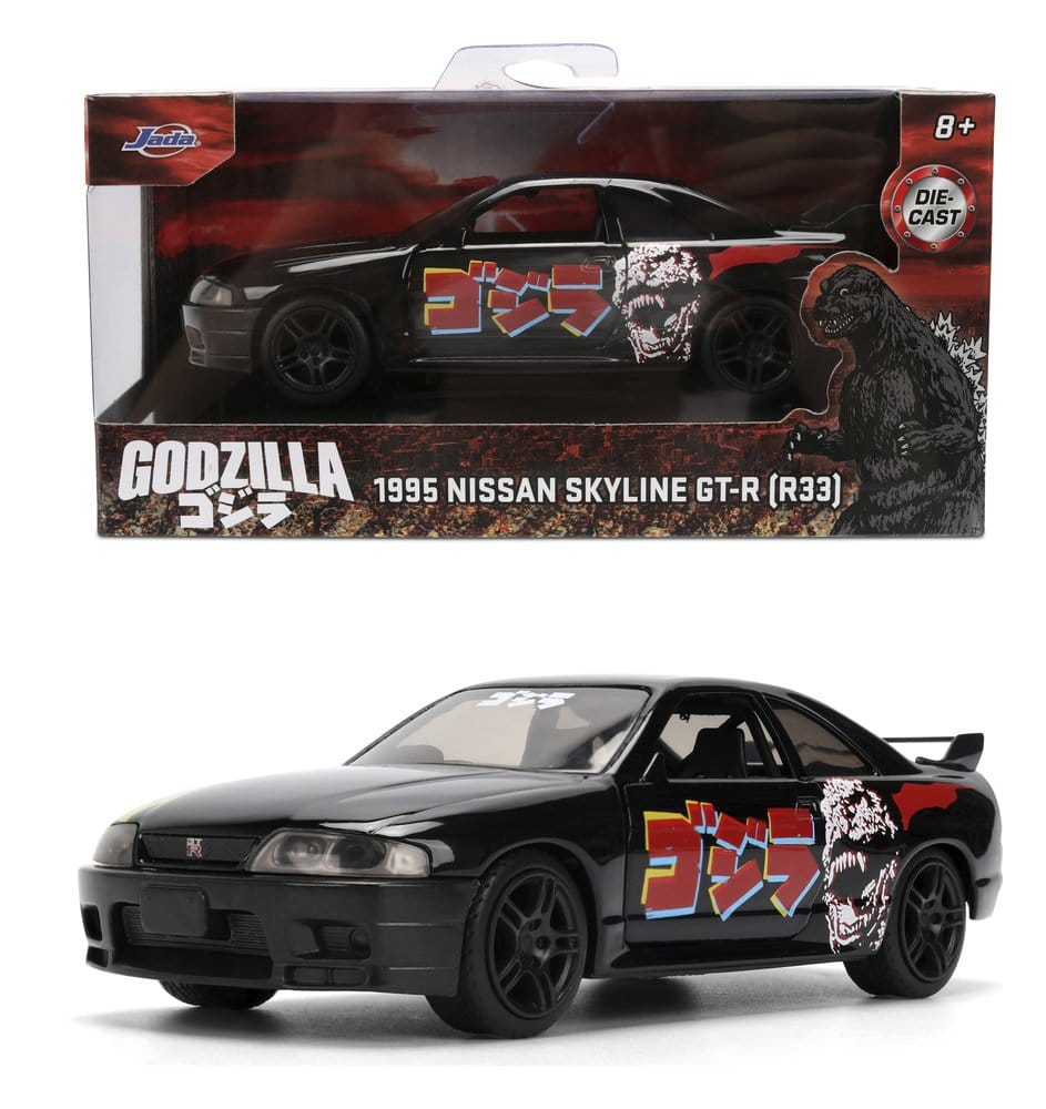 Godzilla Diecast Modell 1:32 Nissan Skyline GT-R R33 Sortiment (6) Image 2