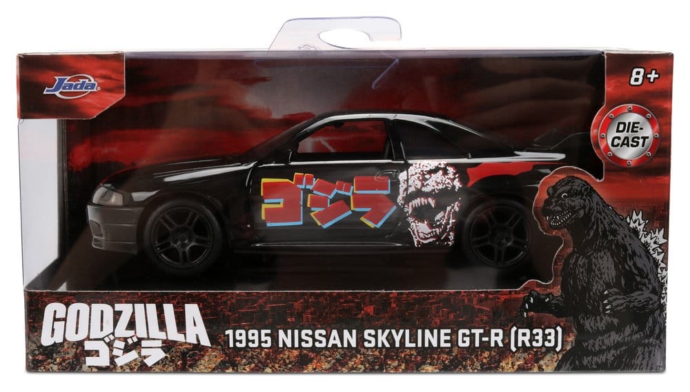 Godzilla Diecast Modell 1:32 Nissan Skyline GT-R R33 Sortiment (6) Image 12