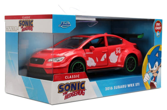 Sonic Diecast Modell 1:32 Knuckles 2016 Subaru WRX STI Sortiment (6) Image 1