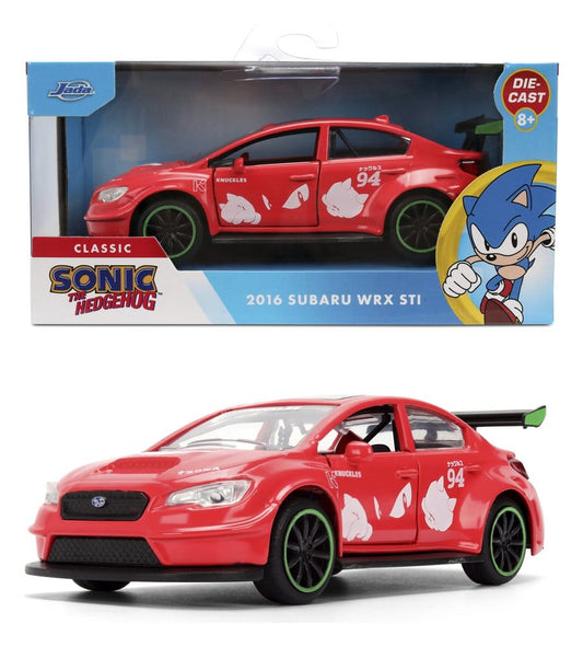 Sonic Diecast Modell 1:32 Knuckles 2016 Subaru WRX STI Sortiment (6) Image 2