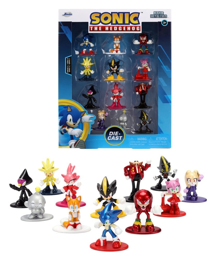 Sonic Nano Metalfigs Minifiguren 12er-Pack Image