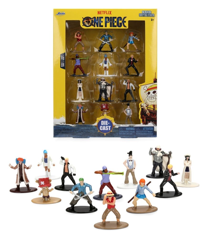 One Piece Nano Metalfigs Minifiguren 12er-Pack Sortiment (12) Image