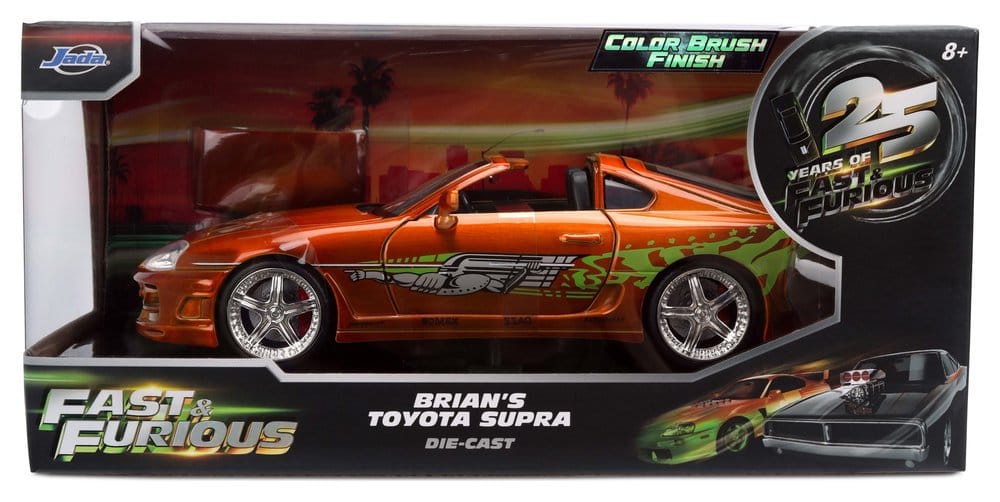 Fast & Furious Diecast Modell 1/24 Anniversary Toyota Supra 9 cm Image 11