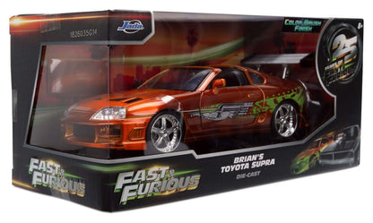 Fast & Furious Diecast Modell 1/24 Anniversary Toyota Supra 9 cm Image 12