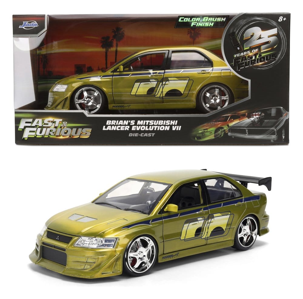 Fast & Furious Diecast Modell 1/24 Anniversary Mitsubishi 9 cm Image 2