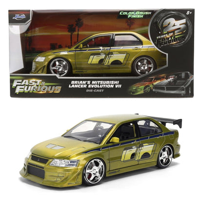 Fast & Furious Diecast Modell 1/24 Anniversary Mitsubishi 9 cm Image 2