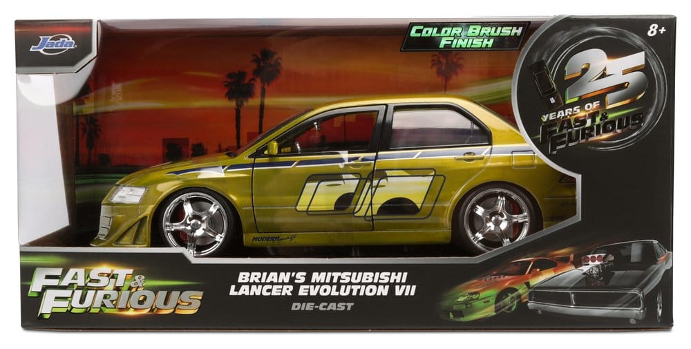 Fast & Furious Diecast Modell 1/24 Anniversary Mitsubishi 9 cm Image 12
