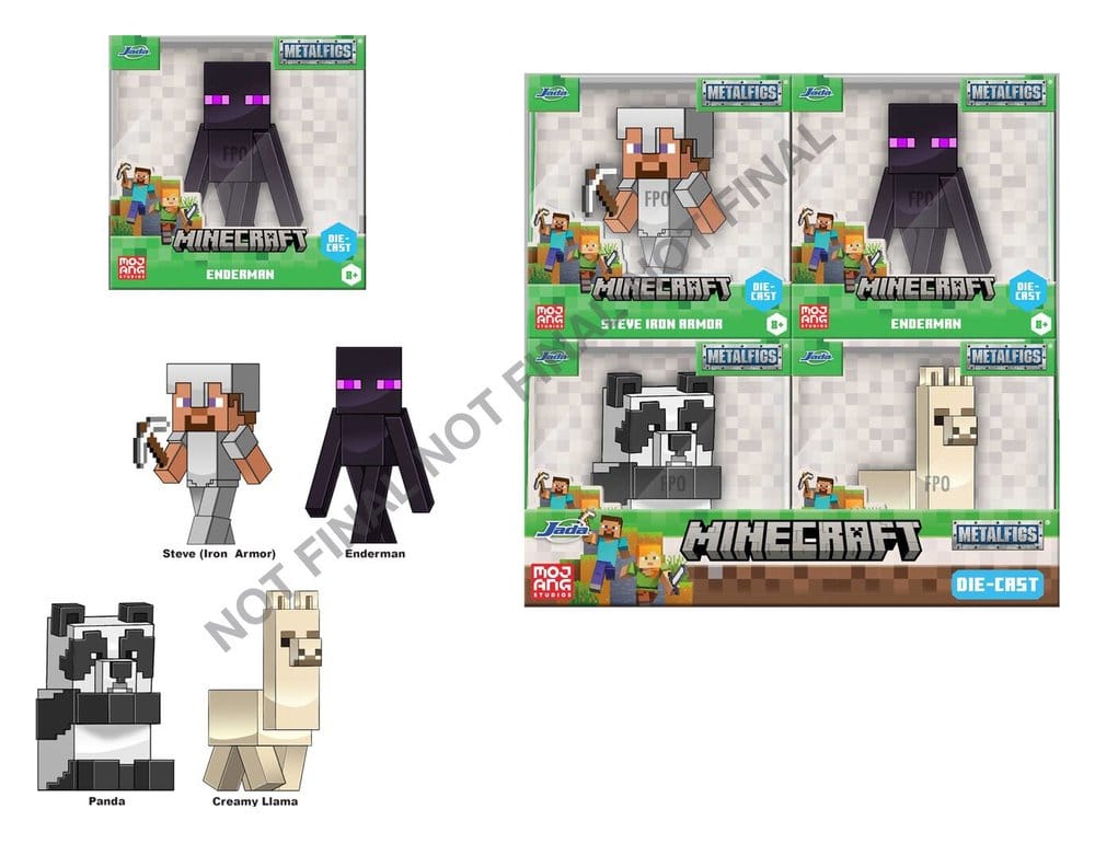 Minecraft Minifiguren Wave 6 7 cm Display (12) Image
