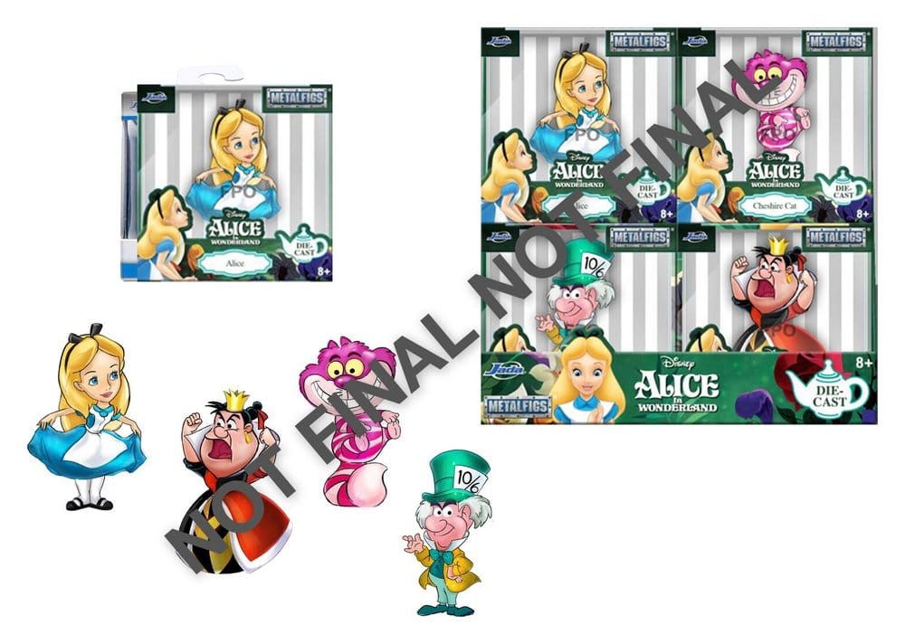 Alice im Wunderland Minifiguren 6 cm Wave 1 Display (12) Image