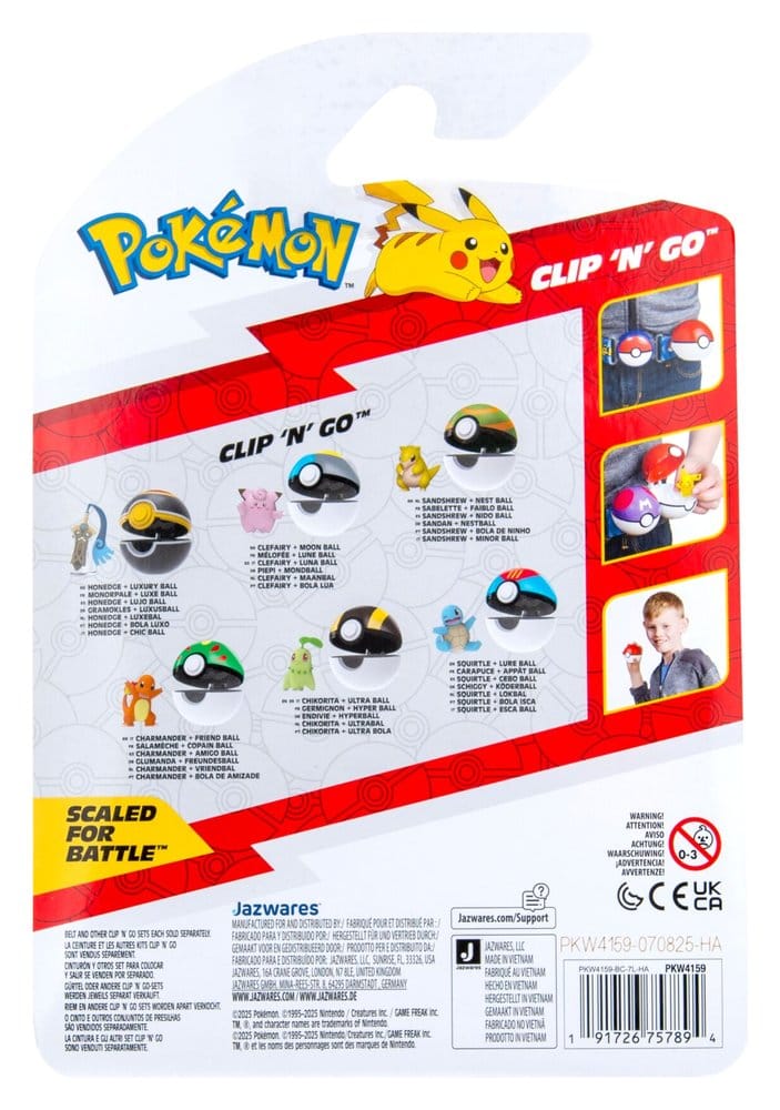 Pokémon Clip 'n' Go Minifiguren Poké Balls ver. 22 Sortiment (6) Image 6