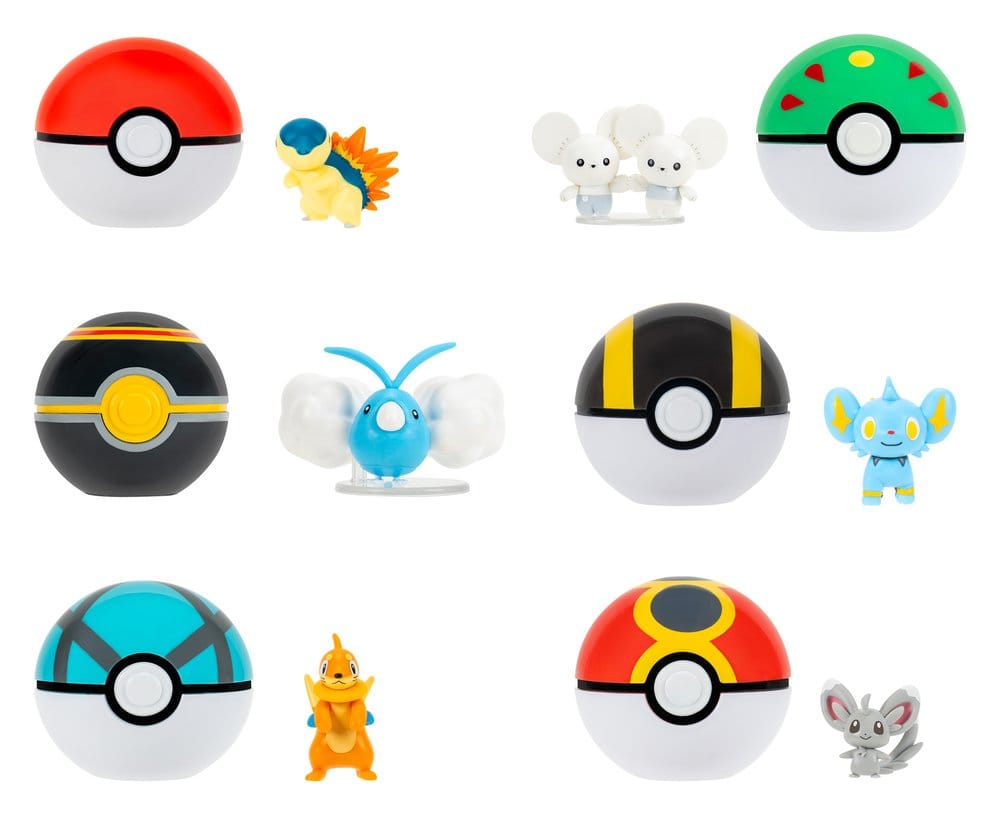 Pokémon Clip 'n' Go Minifiguren Poké Balls ver. 23 Sortiment (6) Image 1