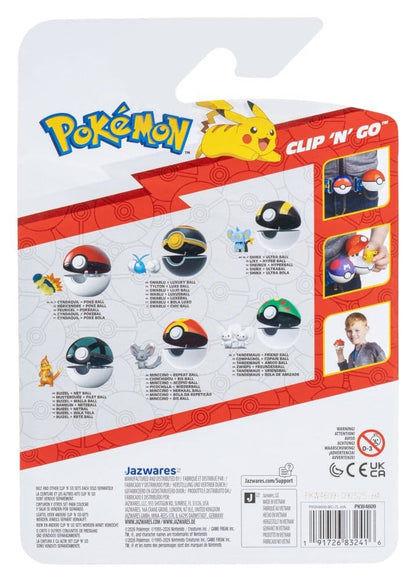Pokémon Clip 'n' Go Minifiguren Poké Balls ver. 23 Sortiment (6) Image 9