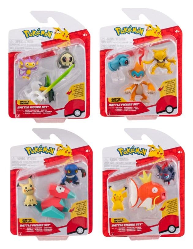 Pokémon Battle Figure Actionfiguren 3er Pack ver. 25 Sortiment (4) Image 1