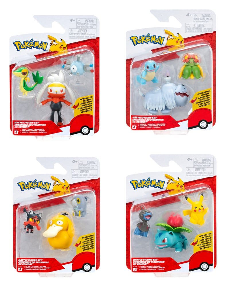 Pokémon Battle Figure Actionfiguren 3er-Pack ver. 29 Sortiment (4) Image 2