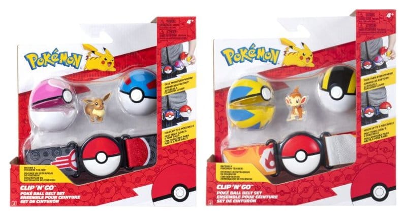 Pokémon Clip 'n' Go Gürtel-Set ver. 19 Sortiment (4) Image 1