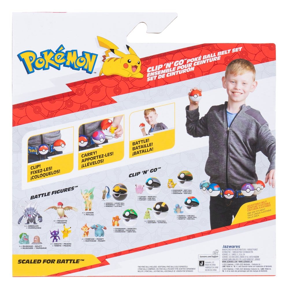 Pokémon Clip 'n' Go Gürtel-Set ver. 20 Sortiment (4) Image 5