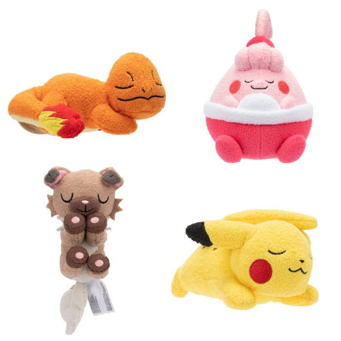 Pokémon Schlafende Plüschfigur Version 5 12 cm Sortiment (9) Image 1