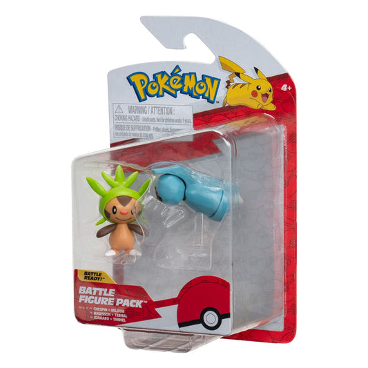 Pokémon Battle Figure First Partner Set Figuren 2er-Pack Igamaro, Tanhel 5 cm Image 2