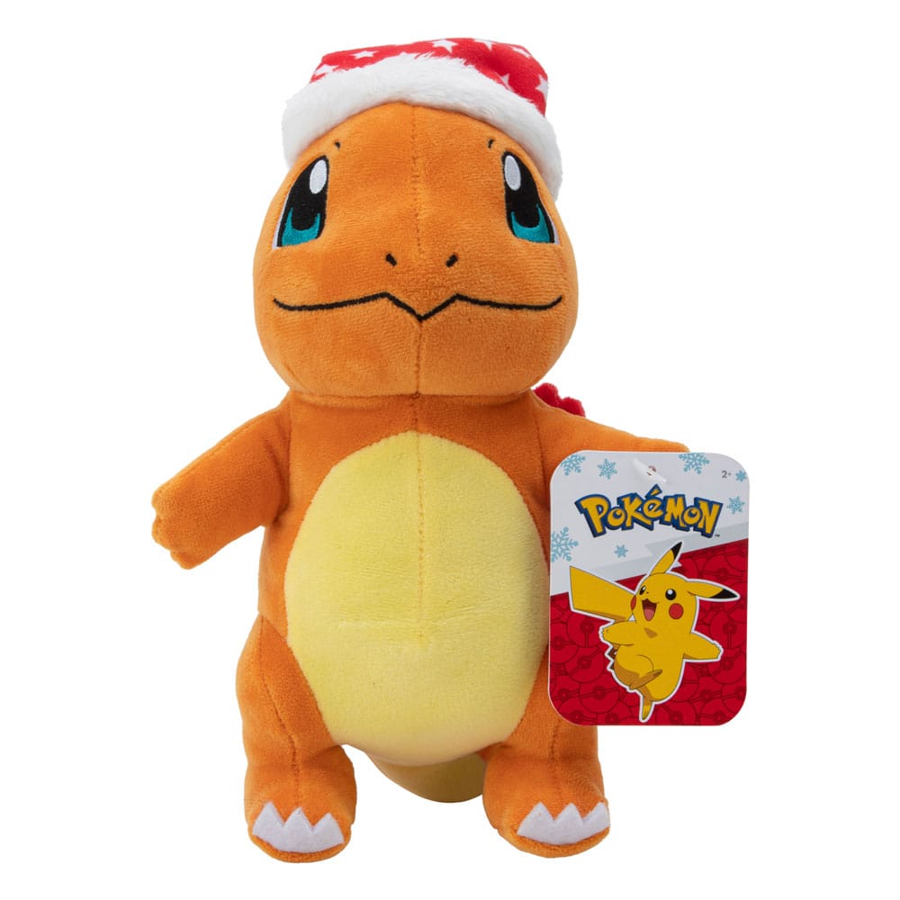 Pokémon Plüschfigur Winter Glumanda mit Weihnachtsmütze 20 cm Image 1