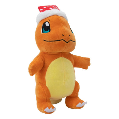 Pokémon Plüschfigur Winter Glumanda mit Weihnachtsmütze 20 cm Image 3