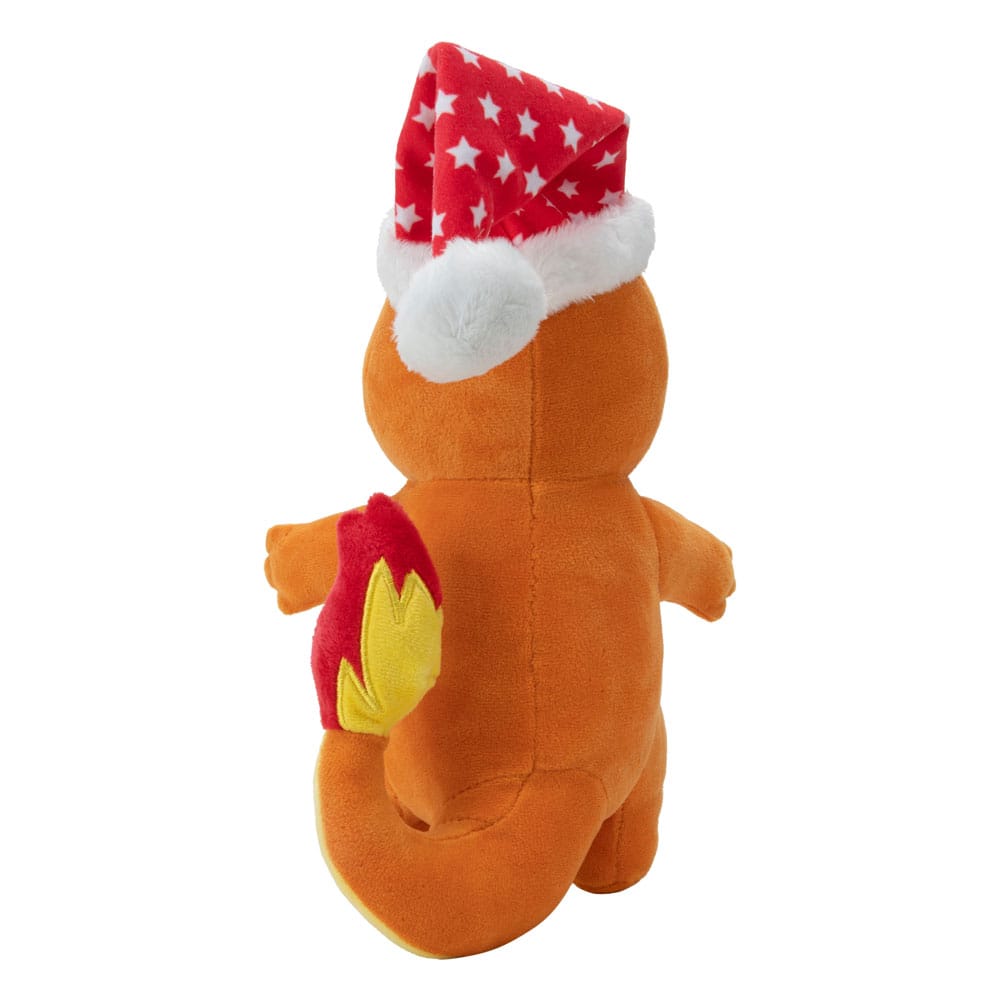 Pokémon Plüschfigur Winter Glumanda mit Weihnachtsmütze 20 cm Image 4
