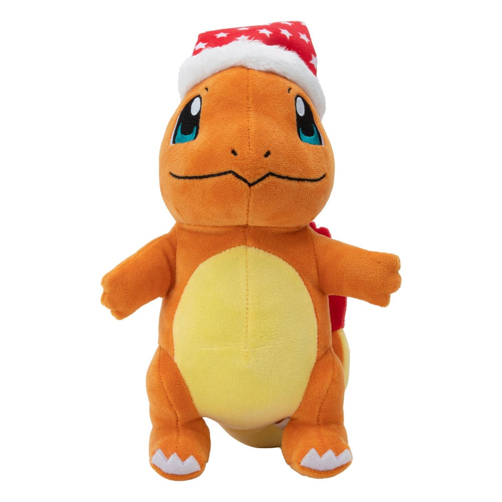 Pokémon Plüschfigur Winter Glumanda mit Weihnachtsmütze 20 cm Image 5