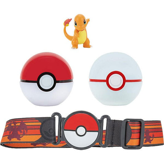 Pokémon Clip'n'Go Poké Gürtel Set Pokéball, Luxusball & Glumanda Image 1