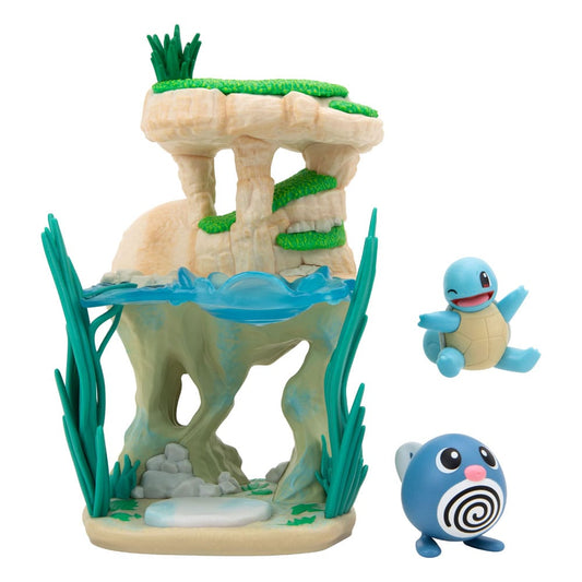 Pokémon Environment Set Seeufer & Quapsel & Schiggy 5 cm Image 2