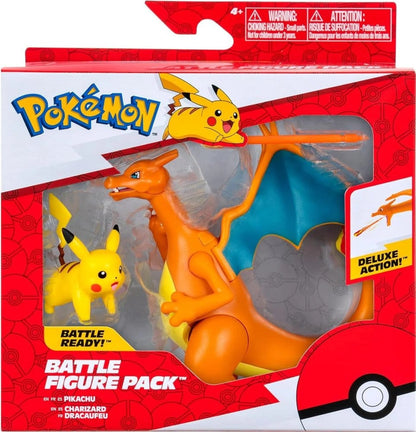 Pokémon Figuren 2er-Pack Glurak 11 cm &amp; Pikachu 5 cm Image 2
