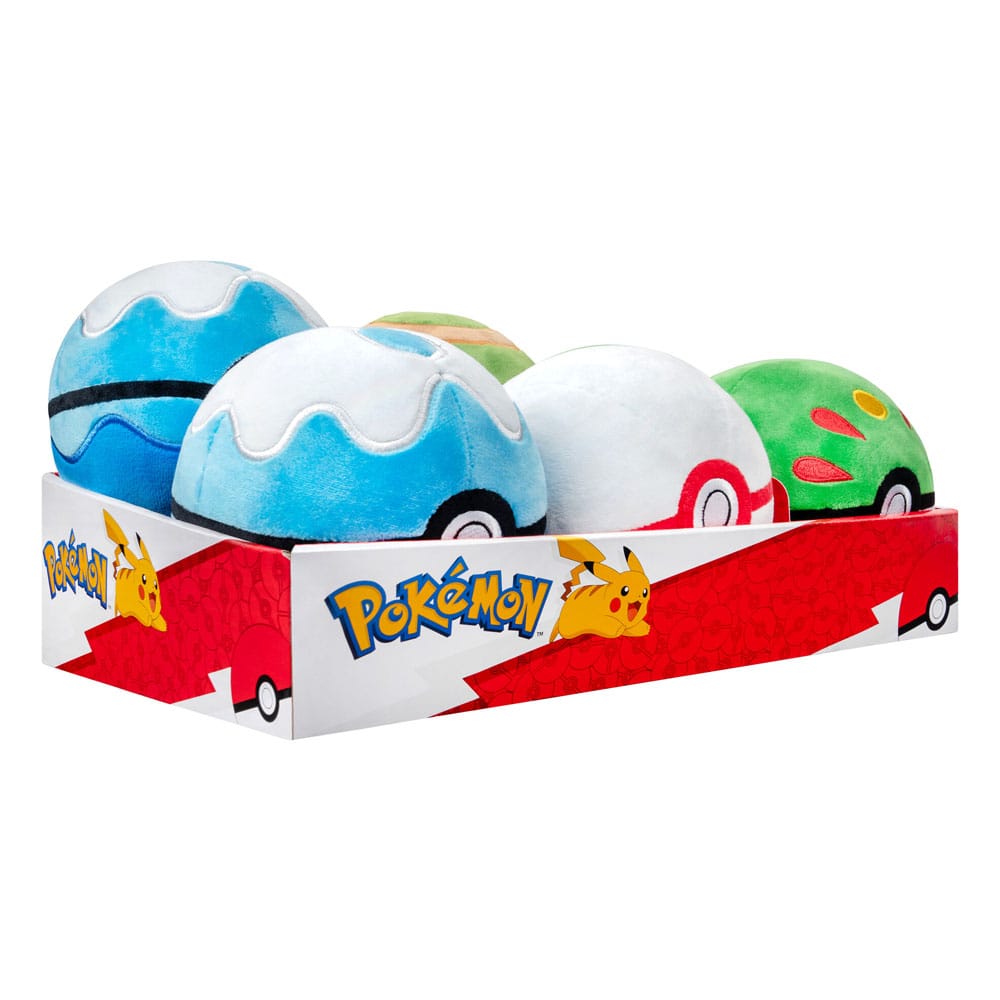 Pokémon Plüschfiguren Pokébälle 10 cm Sortiment (6) Image 7