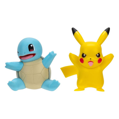 Pokémon Battle Figure First Partner Set Figuren 2er-Pack Shiggy #2, Pikachu #9 Image 1