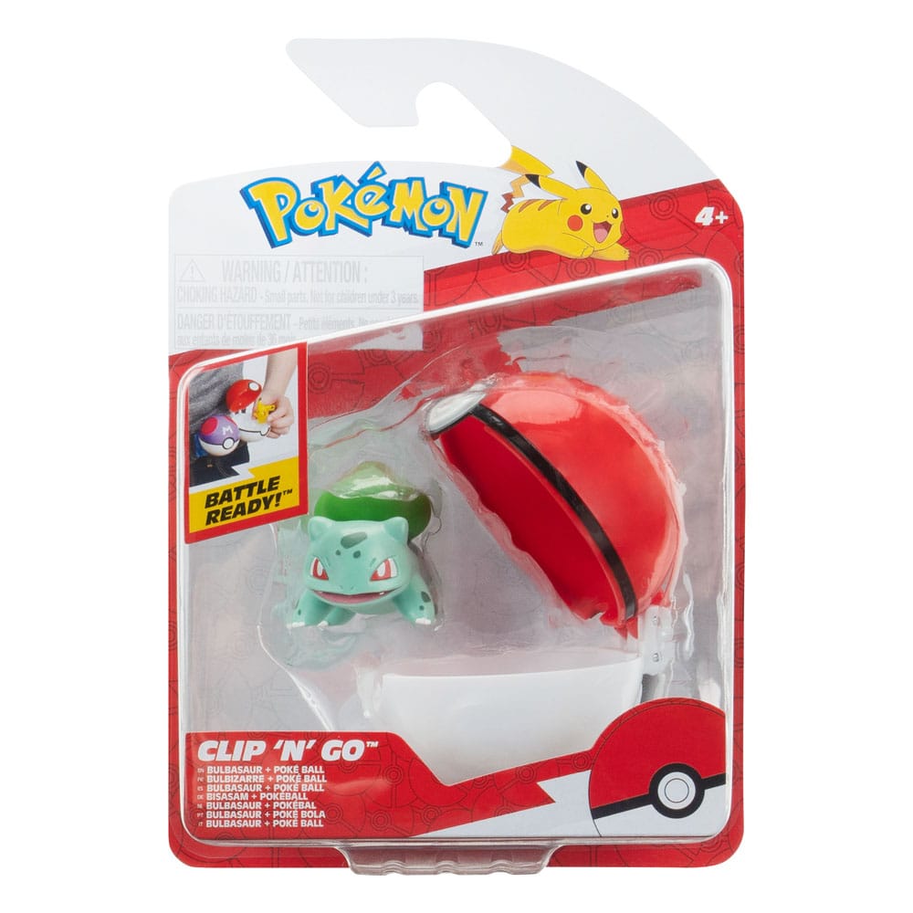 Pokémon Clip'n'Go Poké Balls Bisasam #1 & Pokéball Image 2