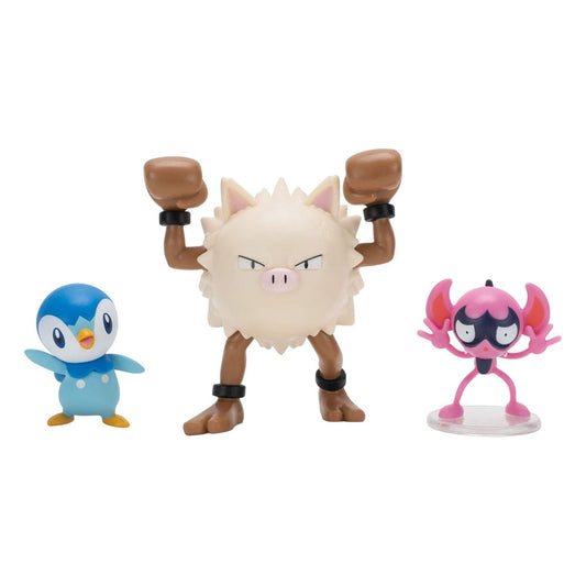 Pokémon First Partner Battle Figure Set Figuren 3er-Pack Bähmon, Plinfa & Rasaff Image 1