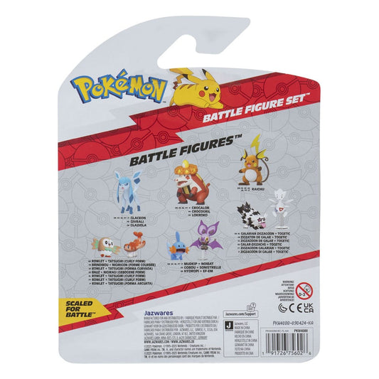 Pokémon First Partner Battle Figure Set Figuren 3er-Pack Bähmon, Plinfa & Rasaff Image 2