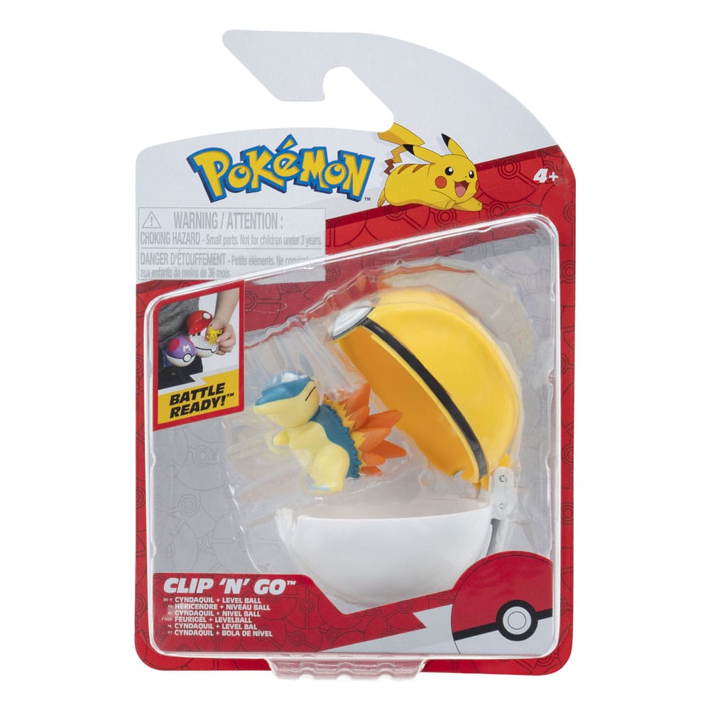 Pokémon Clip'n'Go Poké Balls Feurigel & Levelball Image 3