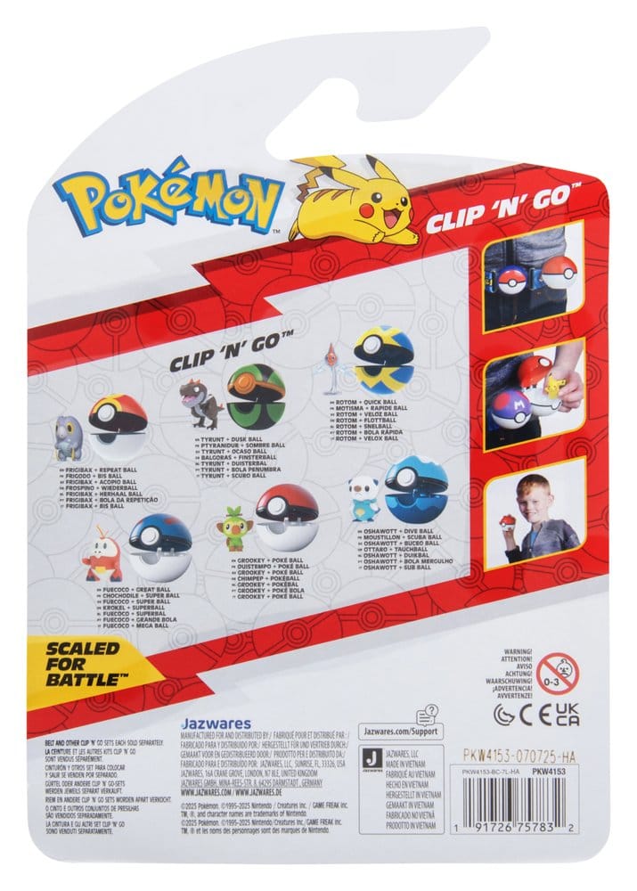 Pokémon Clip 'n' Go Actionfigur Wave 21 Frospino & Wiederball Image 4