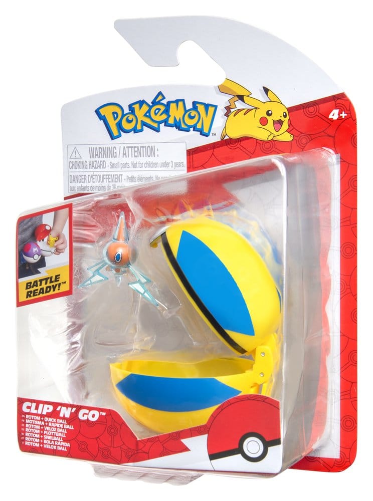 Pokémon Clip 'n' Go Actionfigur Wave 21 Rotom & Schnellball Image 6