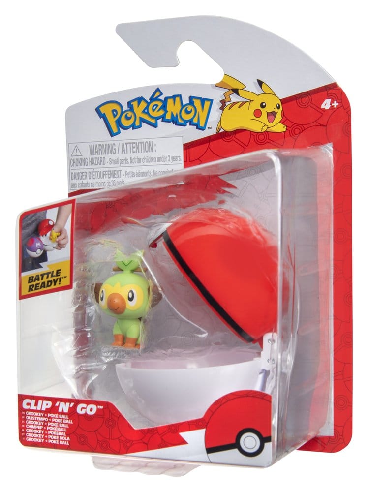 Pokémon Clip 'n' Go Actionfigur Wave 21 Chimpep & Pokéball Image 2
